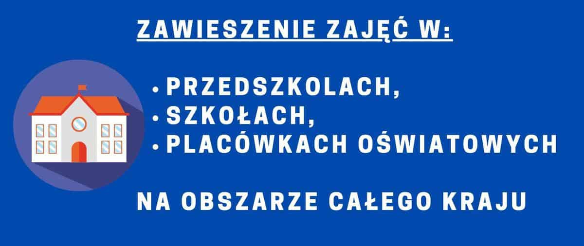Read more about the article Zawieszenie zajęć