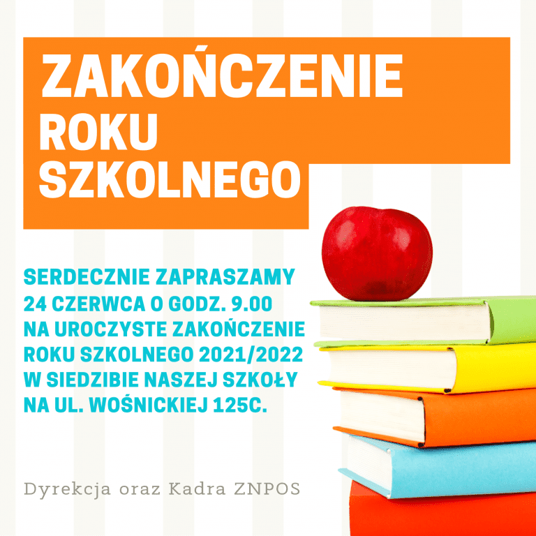 Read more about the article Zakończenie Roku Szkolnego