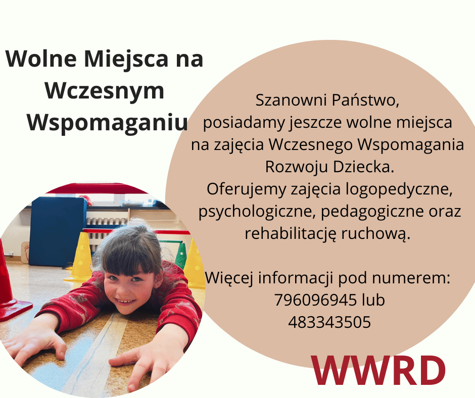 Read more about the article Wolne Miejsca na Wczesnym Wspomaganiu