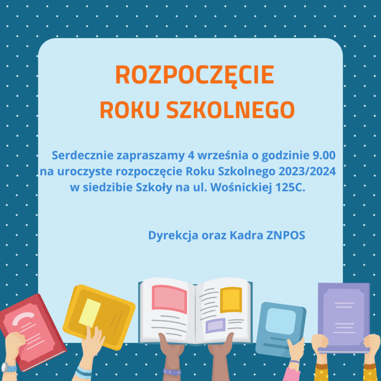 Read more about the article RozpoczÄ™cie Roku Szkolnego